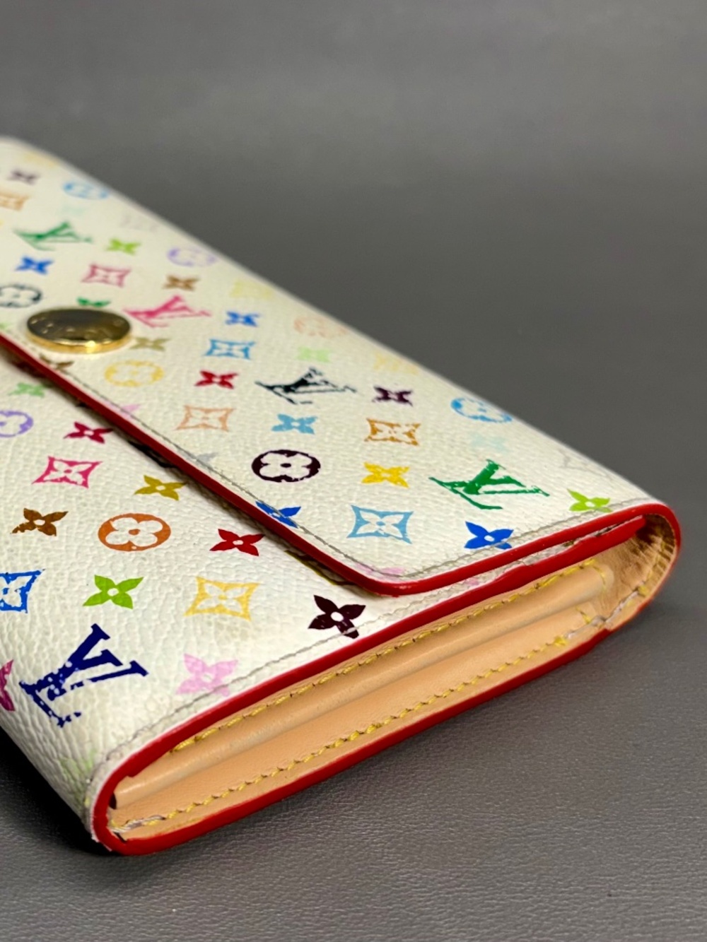 Louis Vuitton Murakami Sarah Wallet Multicolor Monogram Canvas - Picture 9 of 13